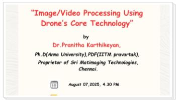 UAV & DRONE Club event poster